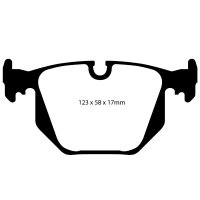 EBC Greenstuff Bremsbeläge Hinterachse passend...