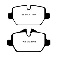 EBC Greenstuff Bremsbeläge Hinterachse passend...