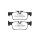 EBC Greenstuff Bremsbeläge Hinterachse passend für Mini Clubman (F54) One