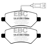 EBC Greenstuff Bremsbeläge Hinterachse passend...