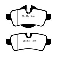 EBC Greenstuff Bremsbeläge Hinterachse passend...