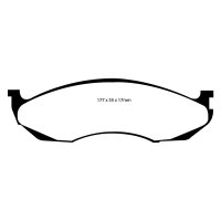 EBC Greenstuff 6000 Bremsbeläge Vorderachse passend...