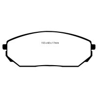 EBC Greenstuff 6000 Bremsbeläge Vorderachse passend...