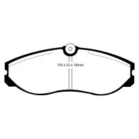 EBC Greenstuff 6000 Bremsbeläge Vorderachse passend...