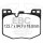 EBC Greenstuff 6000 Bremsbeläge Vorderachse passend für BMW X5 (G05, F95) xDrive M 50d