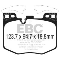 EBC Greenstuff 6000 Bremsbeläge Vorderachse passend...
