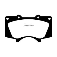 EBC Greenstuff Bremsbeläge Vorderachse passend...