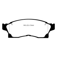 EBC Redstuff Bremsbeläge Vorderachse passend...
