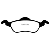 EBC Redstuff Bremsbeläge Vorderachse passend...