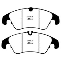 EBC Redstuff Bremsbeläge Vorderachse passend...