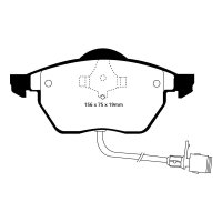 EBC Redstuff Bremsbeläge Vorderachse passend...
