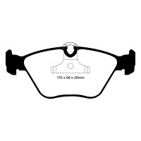 EBC Redstuff Bremsbeläge Vorderachse passend...