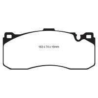 EBC Redstuff Bremsbeläge Vorderachse passend...