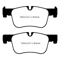 EBC Redstuff Bremsbeläge Vorderachse passend...