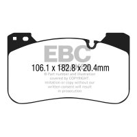 EBC Redstuff Bremsbeläge Vorderachse passend...