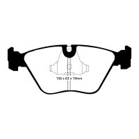 EBC Redstuff Bremsbeläge Vorderachse passend...