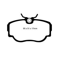 EBC Redstuff Bremsbeläge Vorderachse passend...