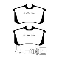 EBC Redstuff Bremsbeläge Hinterachse passend...
