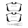 EBC Redstuff Bremsbeläge Hinterachse passend für Seat Ibiza III 6L1 1.8 T FR