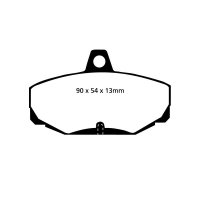 EBC Redstuff Bremsbeläge Hinterachse passend...