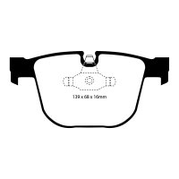 EBC Redstuff Bremsbeläge Hinterachse passend...