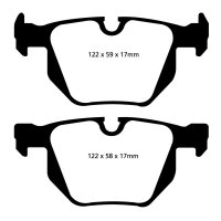 EBC Redstuff Bremsbeläge Hinterachse passend...