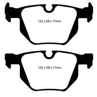 EBC Redstuff Bremsbeläge Hinterachse passend...