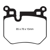 EBC Redstuff Bremsbeläge Hinterachse passend...