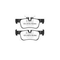 EBC Redstuff Bremsbeläge Hinterachse passend...