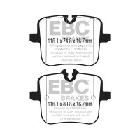 EBC Redstuff Bremsbeläge Hinterachse passend...