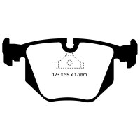 EBC Redstuff Bremsbeläge Hinterachse passend...