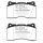 EBC Yellowstuff Bremsbeläge Vorderachse passend für Hyundai Genesis Coupe 2.0 T