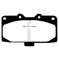 EBC Yellowstuff Bremsbeläge Vorderachse passend...