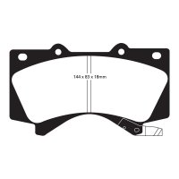 EBC Yellowstuff Bremsbeläge Vorderachse passend...