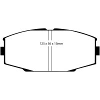 EBC Yellowstuff Bremsbeläge Vorderachse passend...