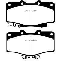 EBC Yellowstuff Bremsbeläge Vorderachse passend...