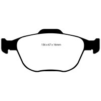 EBC Yellowstuff Bremsbeläge Vorderachse passend...