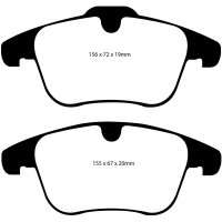 EBC Yellowstuff Bremsbeläge Vorderachse passend...