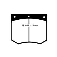 EBC Yellowstuff Bremsbeläge Vorderachse passend...
