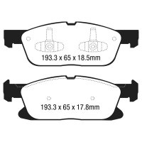 EBC Yellowstuff Bremsbeläge Vorderachse passend...