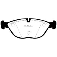 EBC Yellowstuff Bremsbeläge Vorderachse passend...