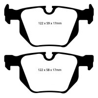 EBC Yellowstuff Bremsbeläge Hinterachse passend...