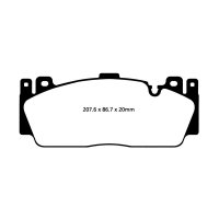 EBC Yellowstuff Bremsbeläge Vorderachse passend...