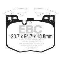 EBC Yellowstuff Bremsbeläge Vorderachse passend...