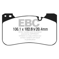 EBC Yellowstuff Bremsbeläge Vorderachse passend...