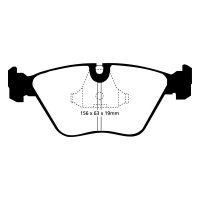 EBC Yellowstuff Bremsbeläge Vorderachse passend...