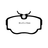 EBC Yellowstuff Bremsbeläge Vorderachse passend...