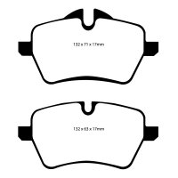 EBC Yellowstuff Bremsbeläge Vorderachse passend...