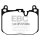 EBC Yellowstuff Bremsbeläge Vorderachse passend für Mini Cabrio F57 John Cooper Works