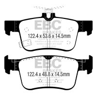 EBC Yellowstuff Bremsbeläge Hinterachse passend...
